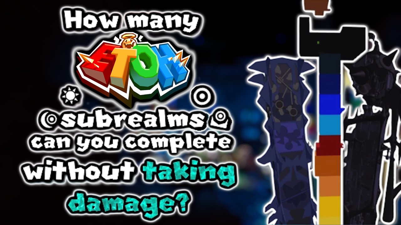 How many JToH Subrealms can you complete without taking damage? - Part 7