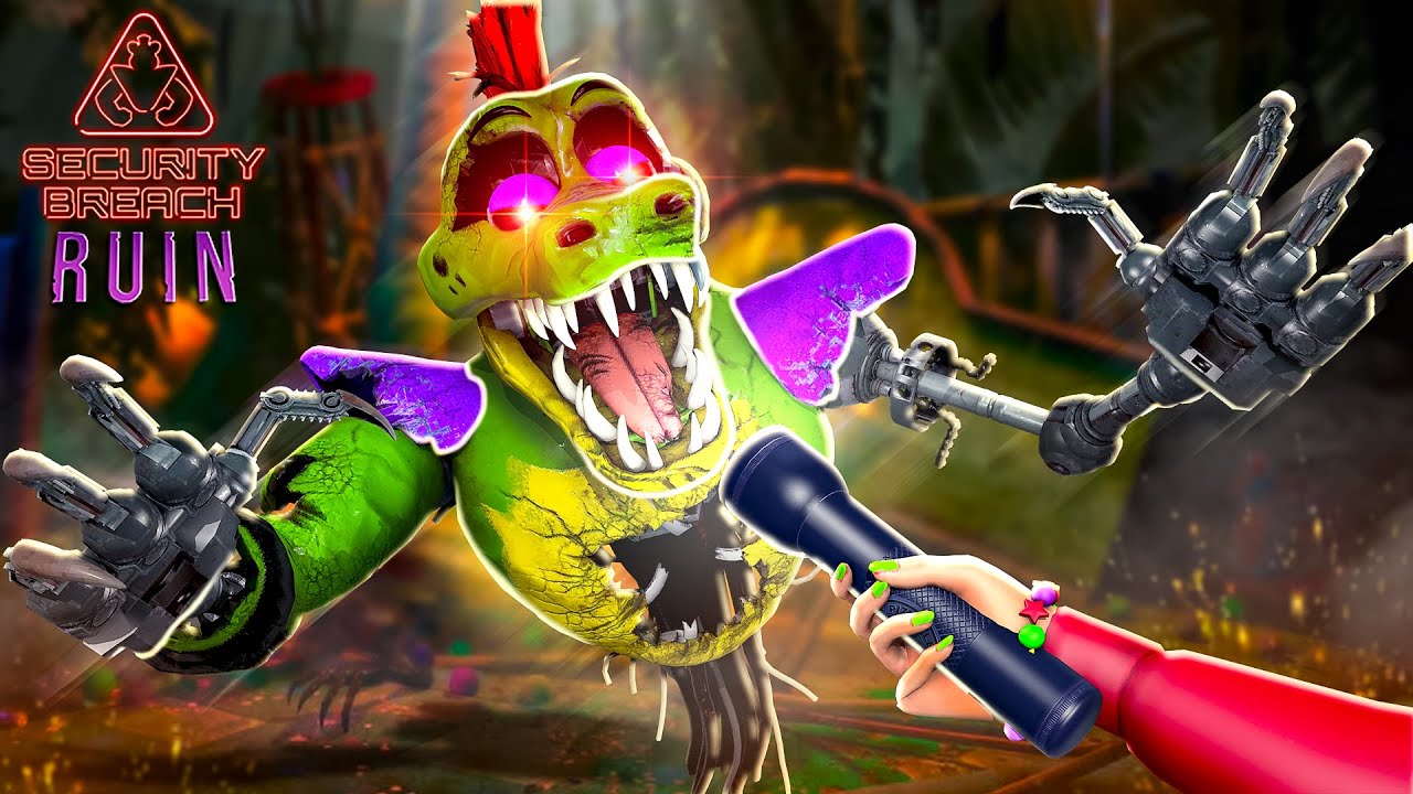FNAF Security Breach RUIN DLC - CASSIE Finds MONTY GATOR