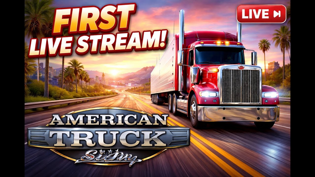 American Truck Sim (ATS) Premiere - Live