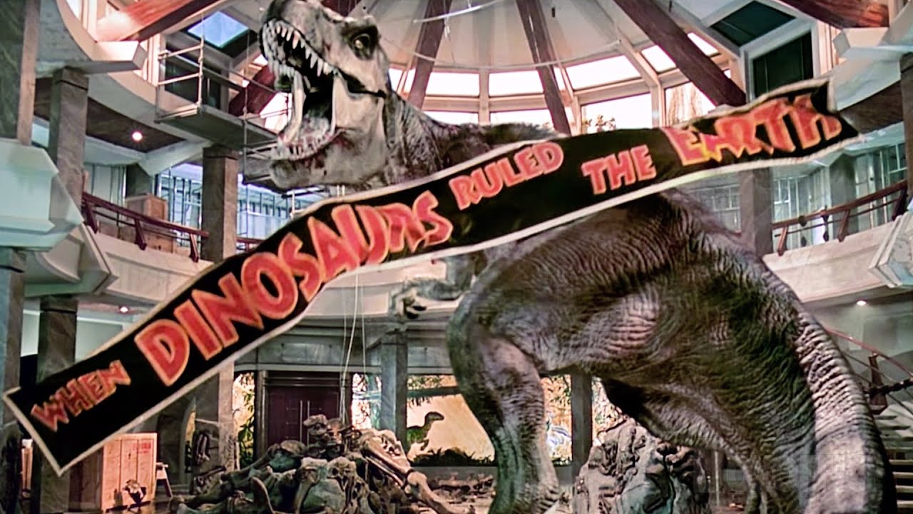 T. Rex VS Raptores | Escena final | Parque jur&aacute;sico | Clip en Espa&ntilde;ol