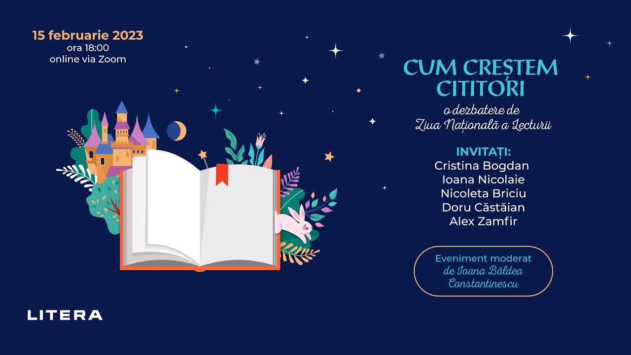 Cum creștem cititori - dezbatere de Ziua Națională a Lecturii