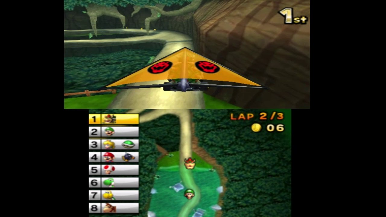 Mario Kart 7 (3DS) walkthrough - DK Jungle