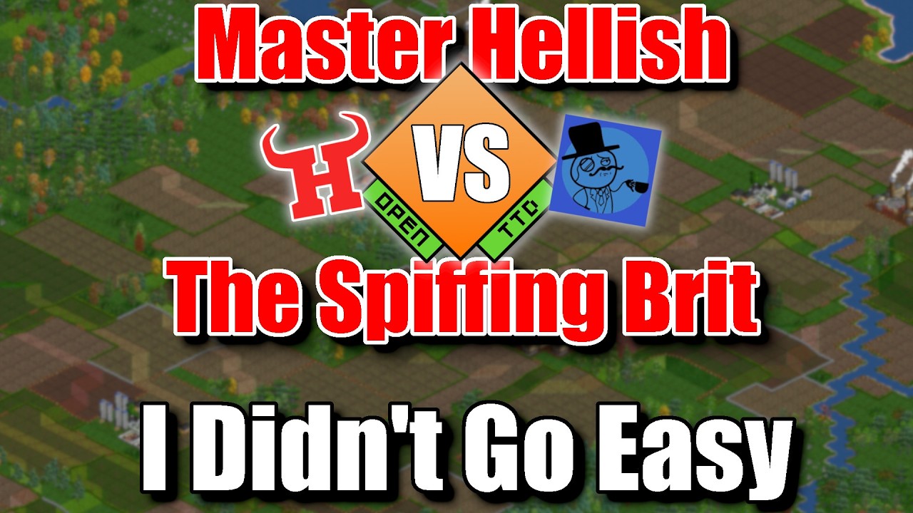 I Battled The Spiffing Brit on His Birthday - OpenTTD Transport Business Battle