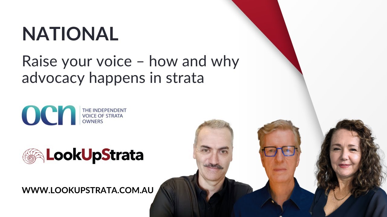 NAT: Raise your voice – how and why advocacy happens in strata | LookUpStrata