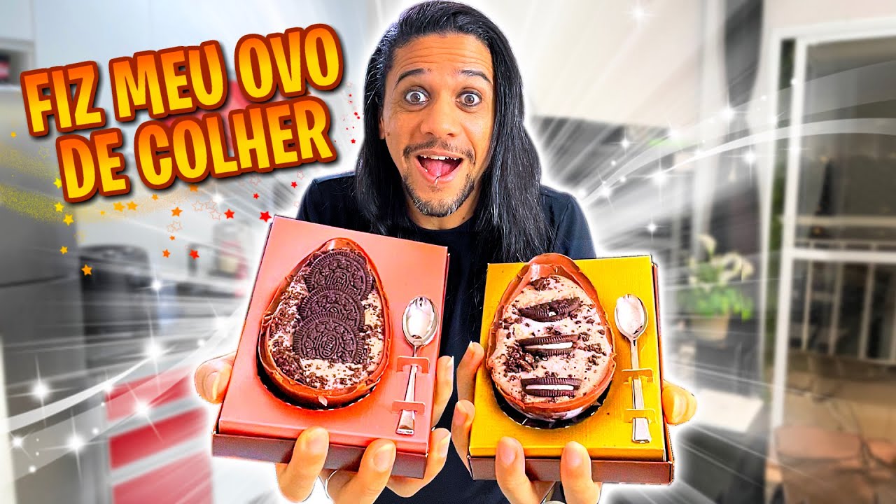 FIZ MEU PRÓPRIO OVO DE PÁSCOA! 🐰