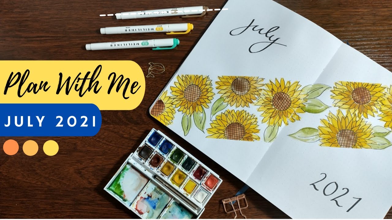 Plan With Me | July Bullet Journal Set Up