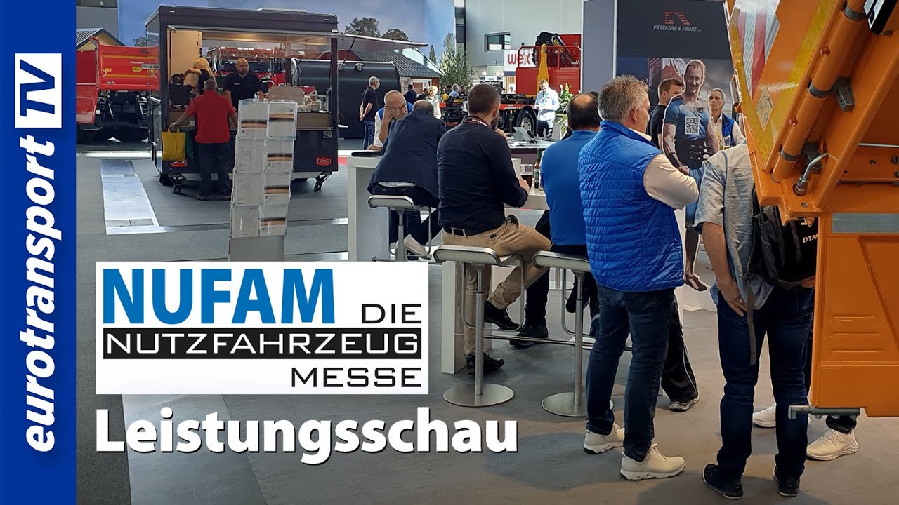 Gegenwart und Zukunft auf der Nutzfahrzeugmesse NUFAM 2023
