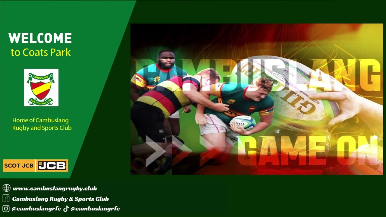 The official channel for Cambuslang Rugby Club! Local rugby union team based in Cambuslang, Glasgow.
