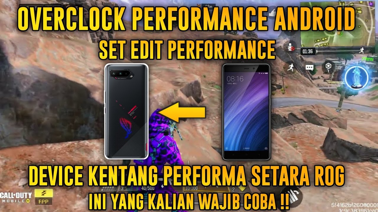 No Root - Cara Overclock Performa Android Kentang Jadi Setara Rog Phone No Root Terbaru - Set Edit