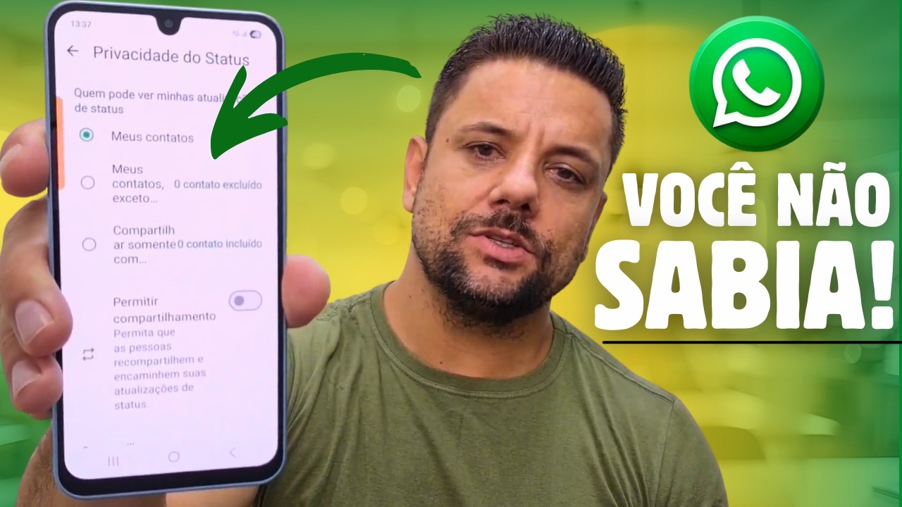 PASSO A PASSO: Como Escolher Quem Pode Ver seu Status no WhatsApp (2026)