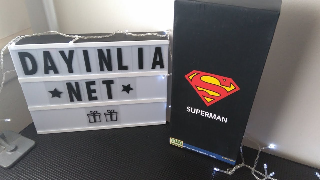Unboxing 1/6 Superman custom Parte 1
