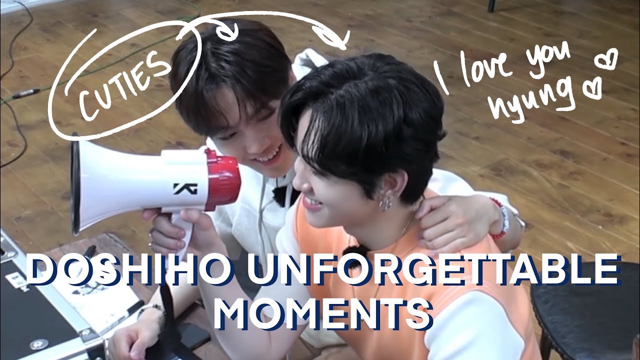 doshiho cute moments that will make you guys fall in love with these two cuties