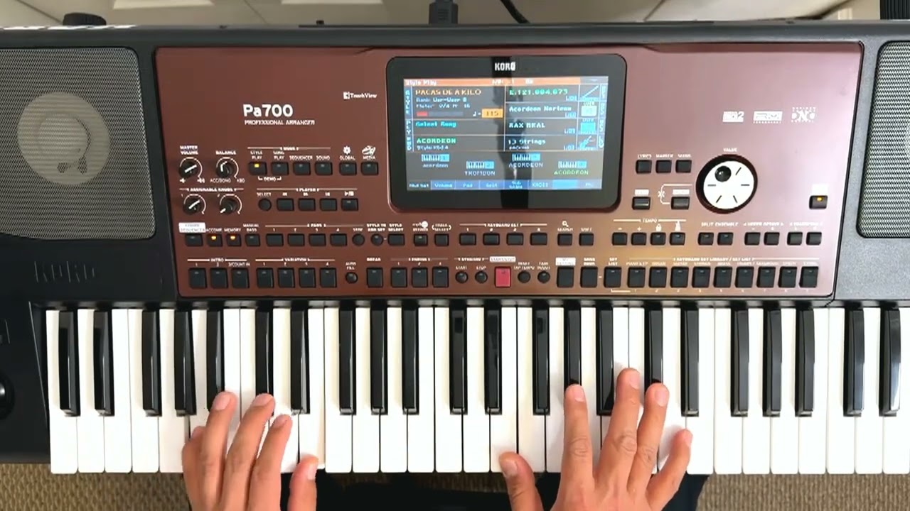 Pacas de a Kilo Ritmo korg Pa 600/700/1000/4X/5X