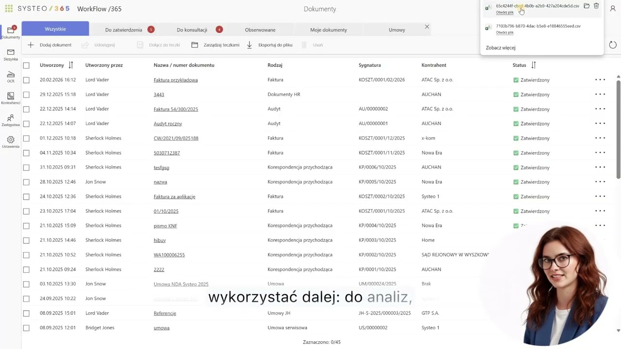 Elektroniczny Obieg Dokumentów - prezentacja aplikacji