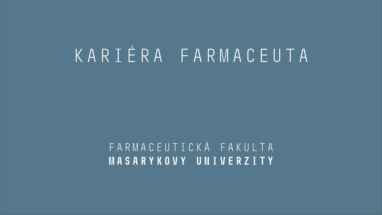 Kari&eacute;ra farmaceuta