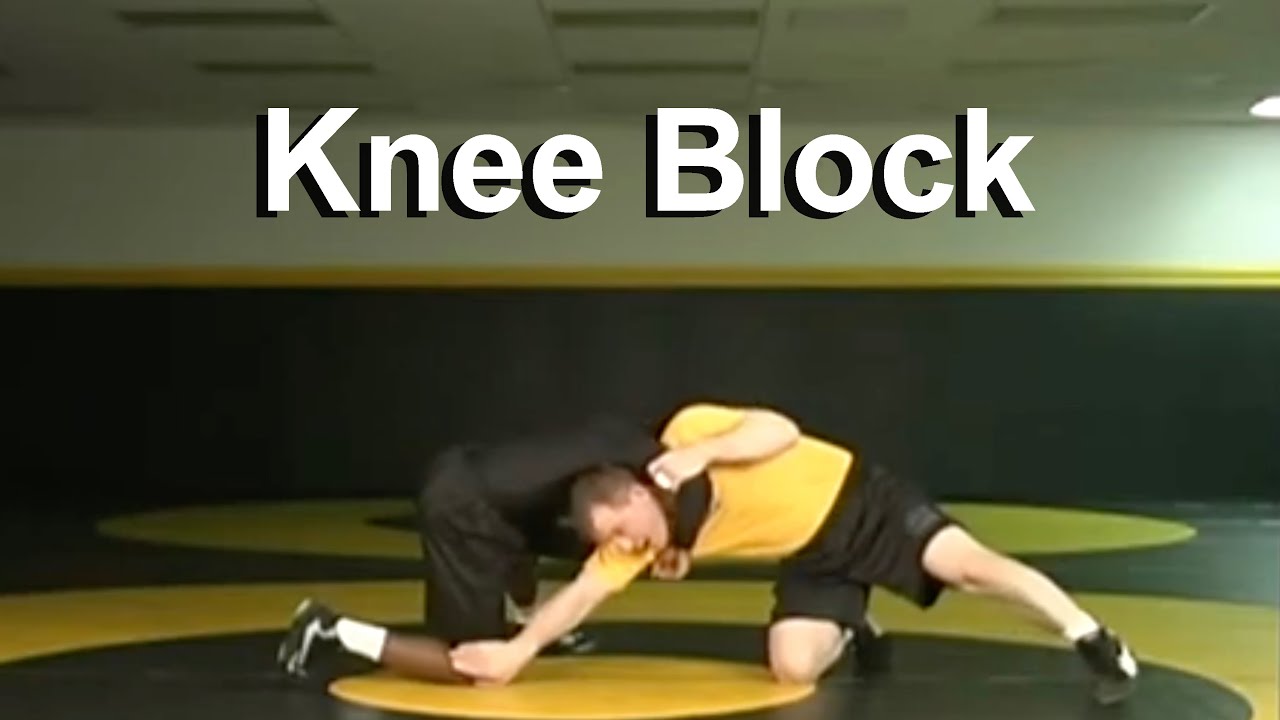 Cary Kolat Wrestling Moves - Single Defended to Knee Block