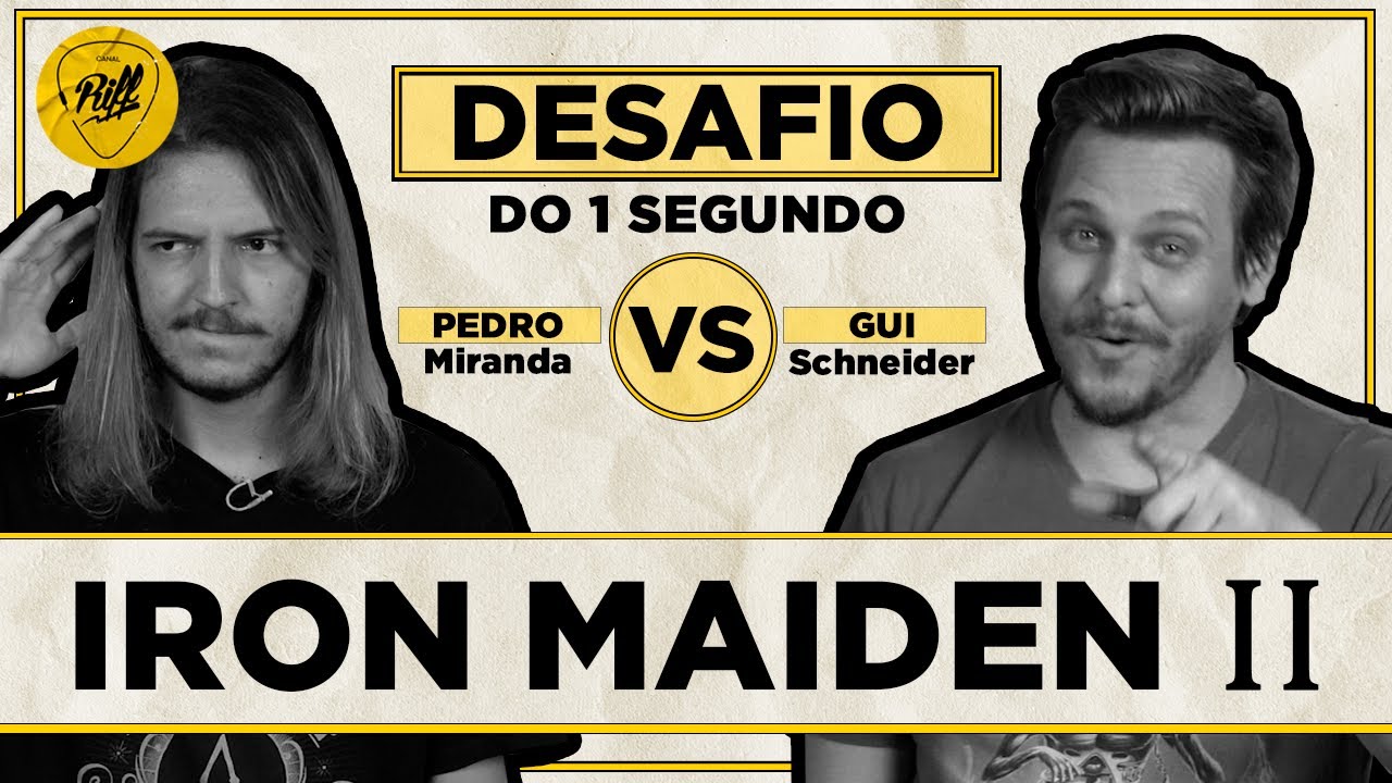 Adivinhando IRON MAIDEN (Parte 2) 🤘 | Desafio do 1 Segundo #104