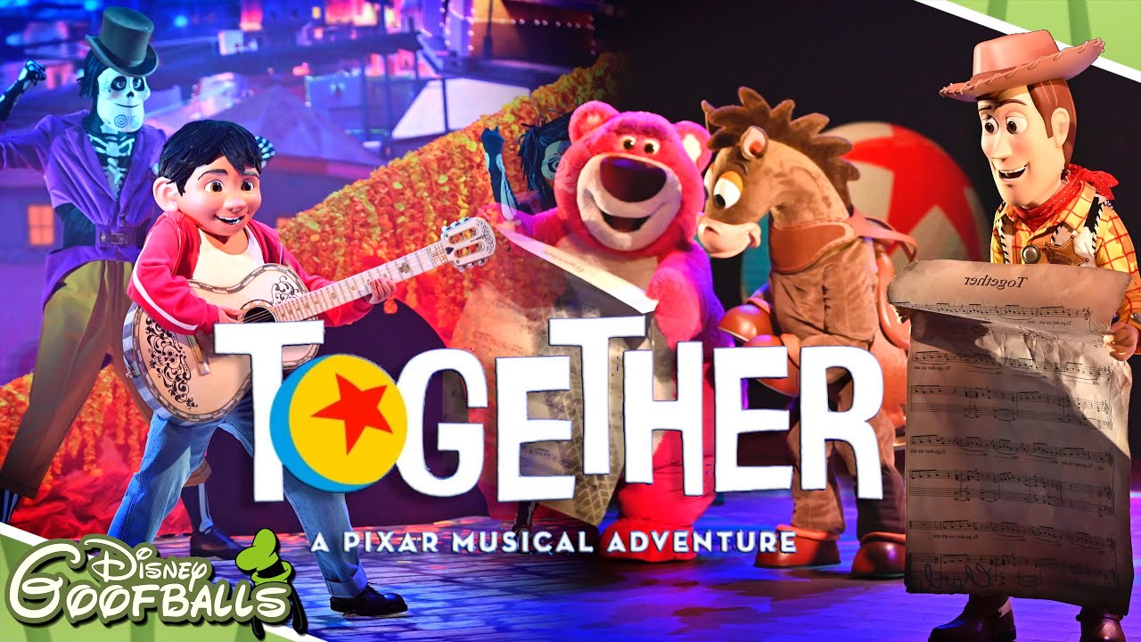 New Pixar Show 'Together A Pixar Musical Adventure' at Disneyland Paris Opening Soon!