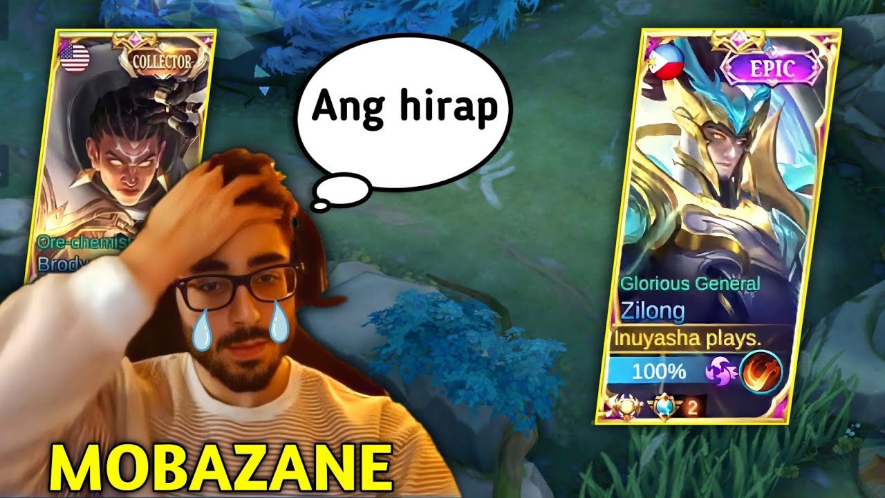 DEPRESSED SI MOBAZANE DITO SA PINAS🤣| BUHATIN KITA PABABA😂- MLBB