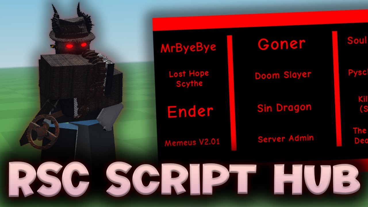 Демонстрация RSC Script Hub — ROBLOX ЭКСПЛУАТАЦИЯ