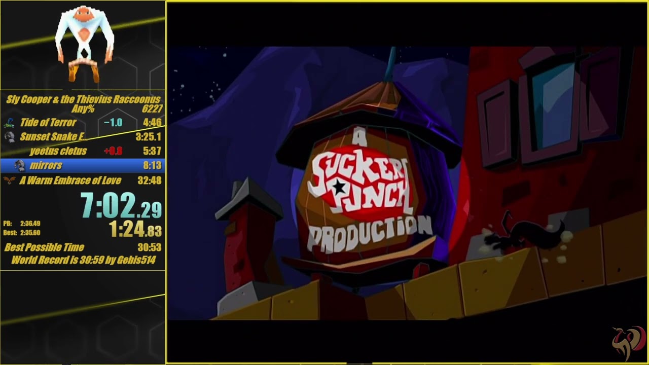 Sly 1 Any% Speedrun in 32:43 [Current PB]