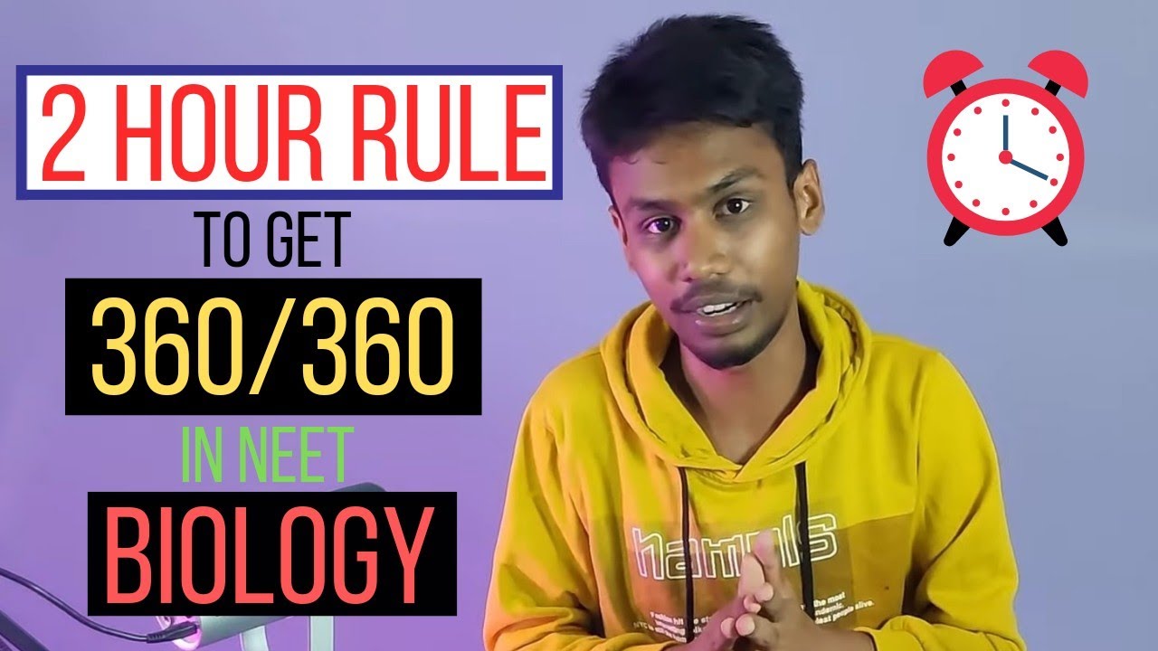 2 hour rule to get 360/360 in #neet #biology #tamil #neet 2023