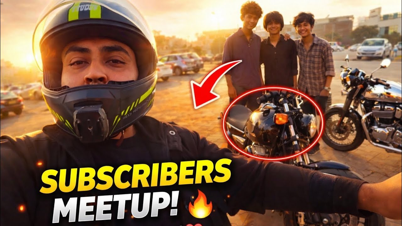 “From Subscribers to Brothers! 🤝🔥 Bikers Meetup Vlog” 