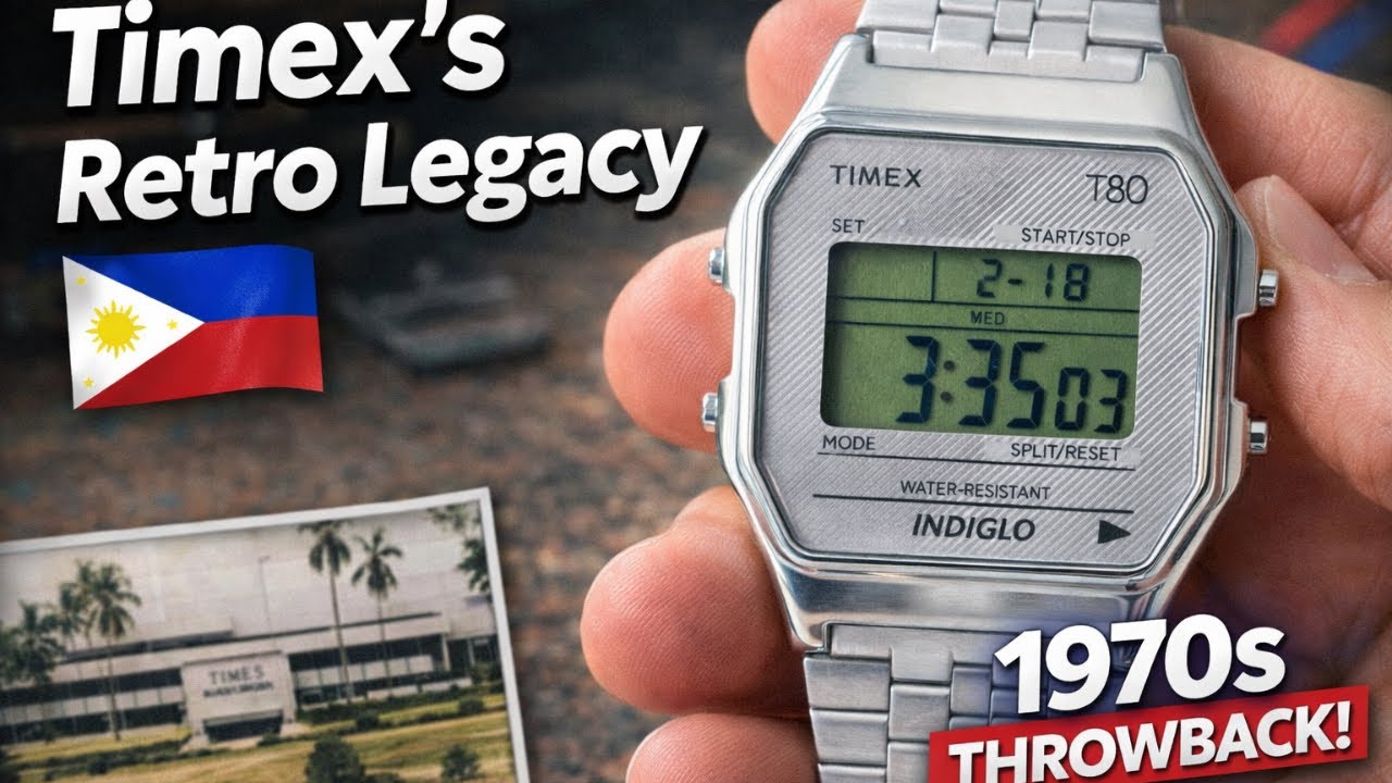 Обзор Timex T80: идеальные ретро-цифровые часы? | Возвращение в 70-е с филиппинской тематикой