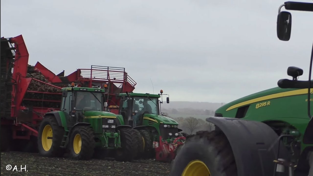 HüMaF Rodertag John Deere 8310 7810 7920 7930 8295 R Gilles RB 410 Fendt 930 TMS Friso Rüben 2025 JD