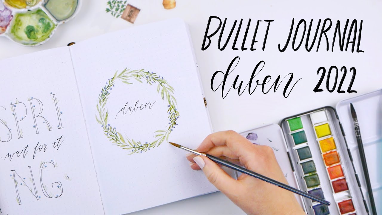 Bullet Journal česky: Duben 2022 | Míša v šálku