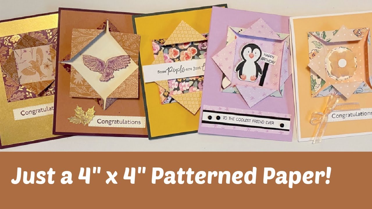 Easy Origami Fun Fold Cards to Make Together!