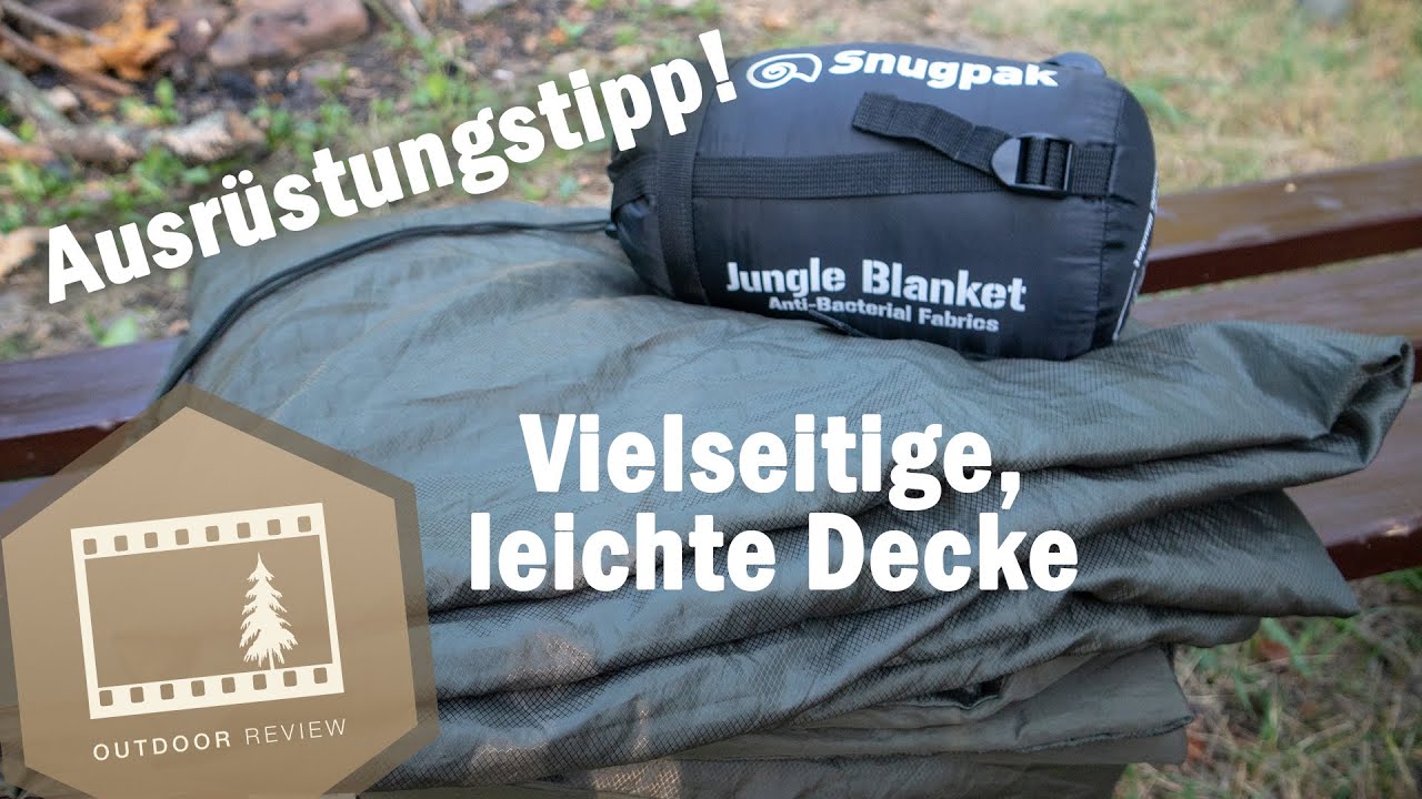 SnugPak Jungle Blanket | Alternative zu Sommerschlafsack und Inlay im Winter | Outdoor Review
