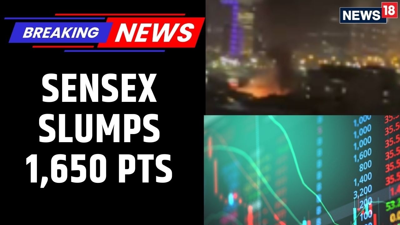 Stock Market Updates Amid Iran War: Sensex slumps 1,650 pts, Nifty at 24,350; India VIX up 19%, IT