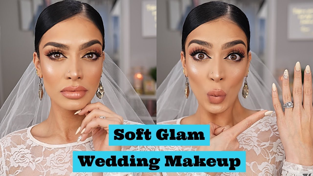 Bridal Wedding Makeup Tutorial | ABH Soft Glam Palette