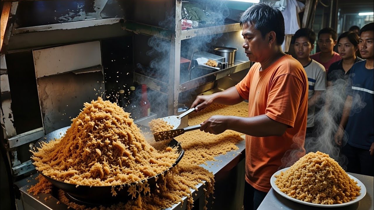 NASI GORENG NGAMUK! SEKALI GORENG CUKUP BUAT MAKAN SE-RT, PORSI BRUTAL PALING GAK NGOTAK!