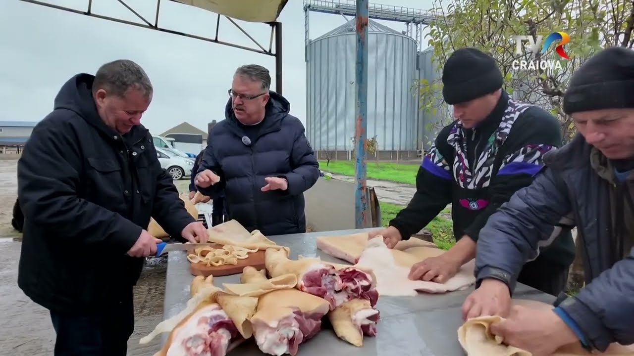 Țăst Show - tăiatul porcului la Cezieni, Olt