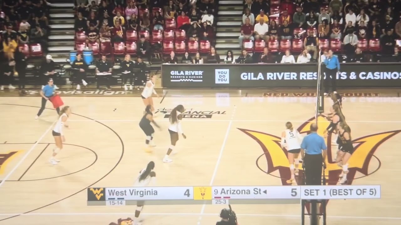 LonDynn Betts #6 Libero West Virginia University: Serve Recieve Highlights 