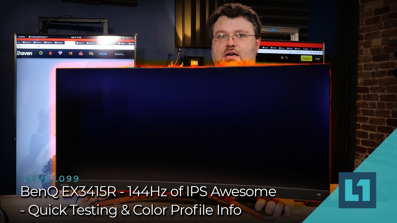 BenQ EX3415R - 144Hz of IPS Awesome - Quick Testing & Color Profile Info