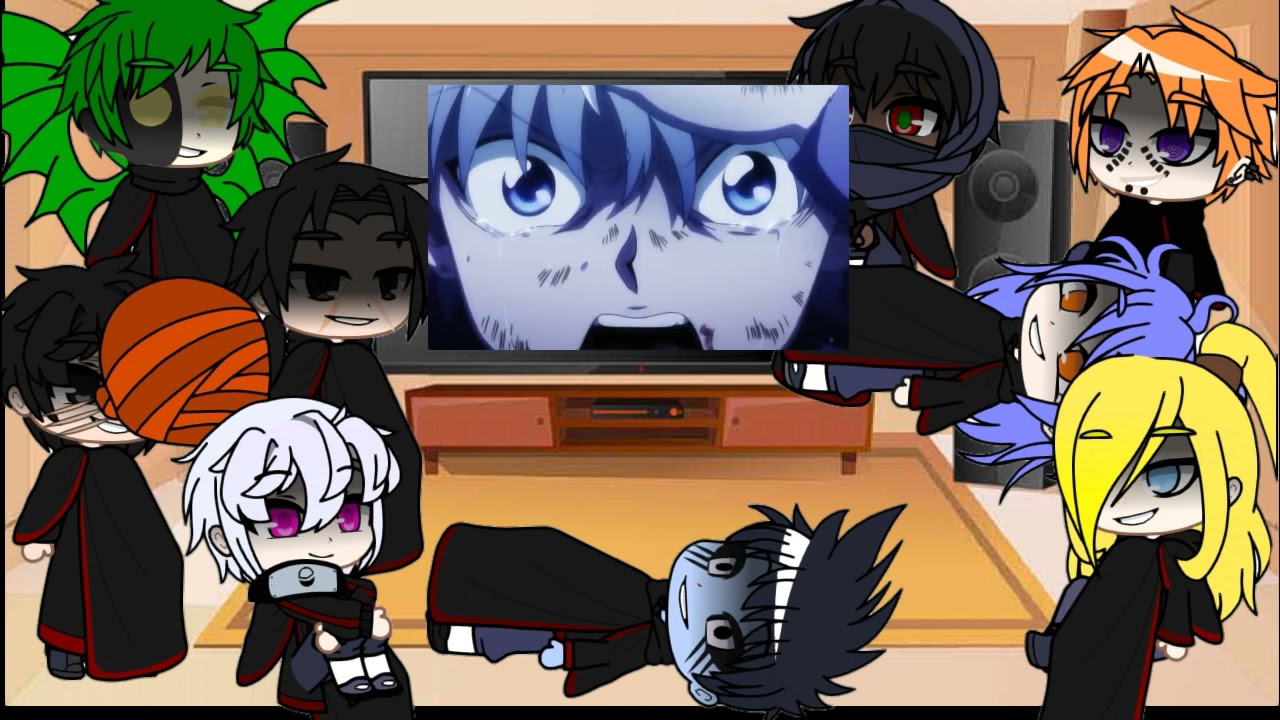 gacha akatsuki reagindo a rap do Killua