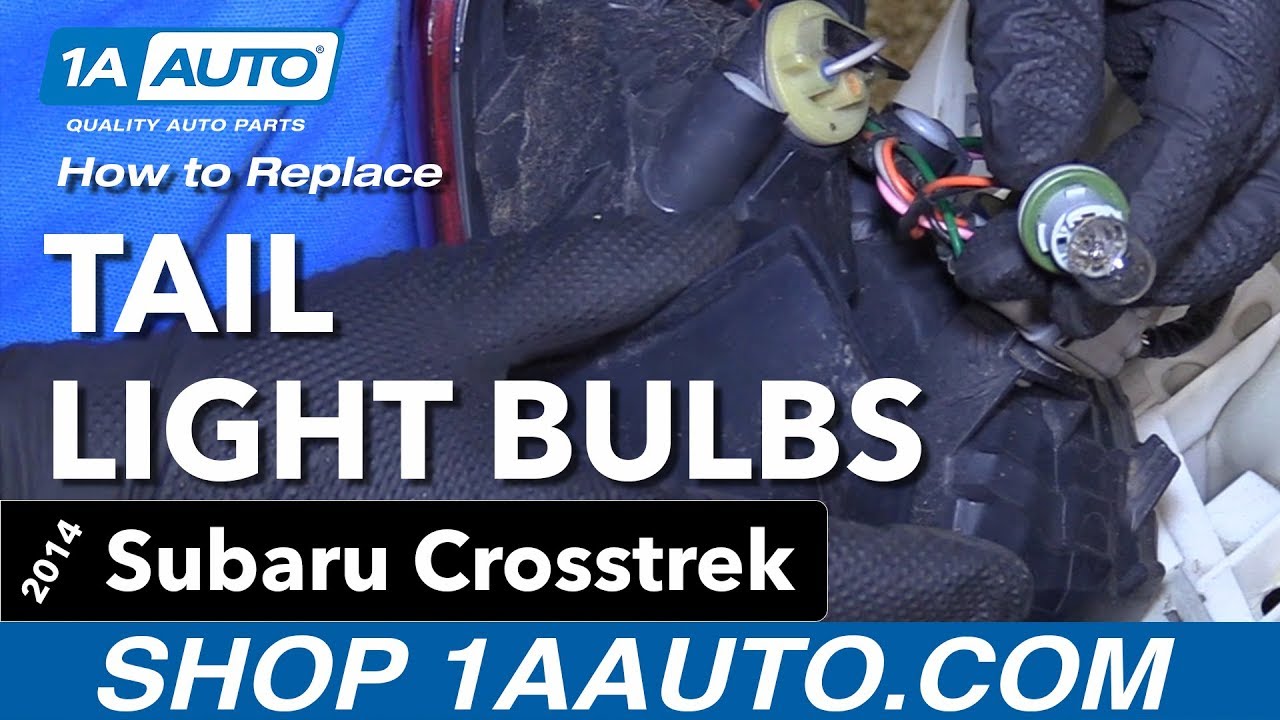 Как заменить лампы в задних фонарях Subaru Crosstrek 14–17 годов