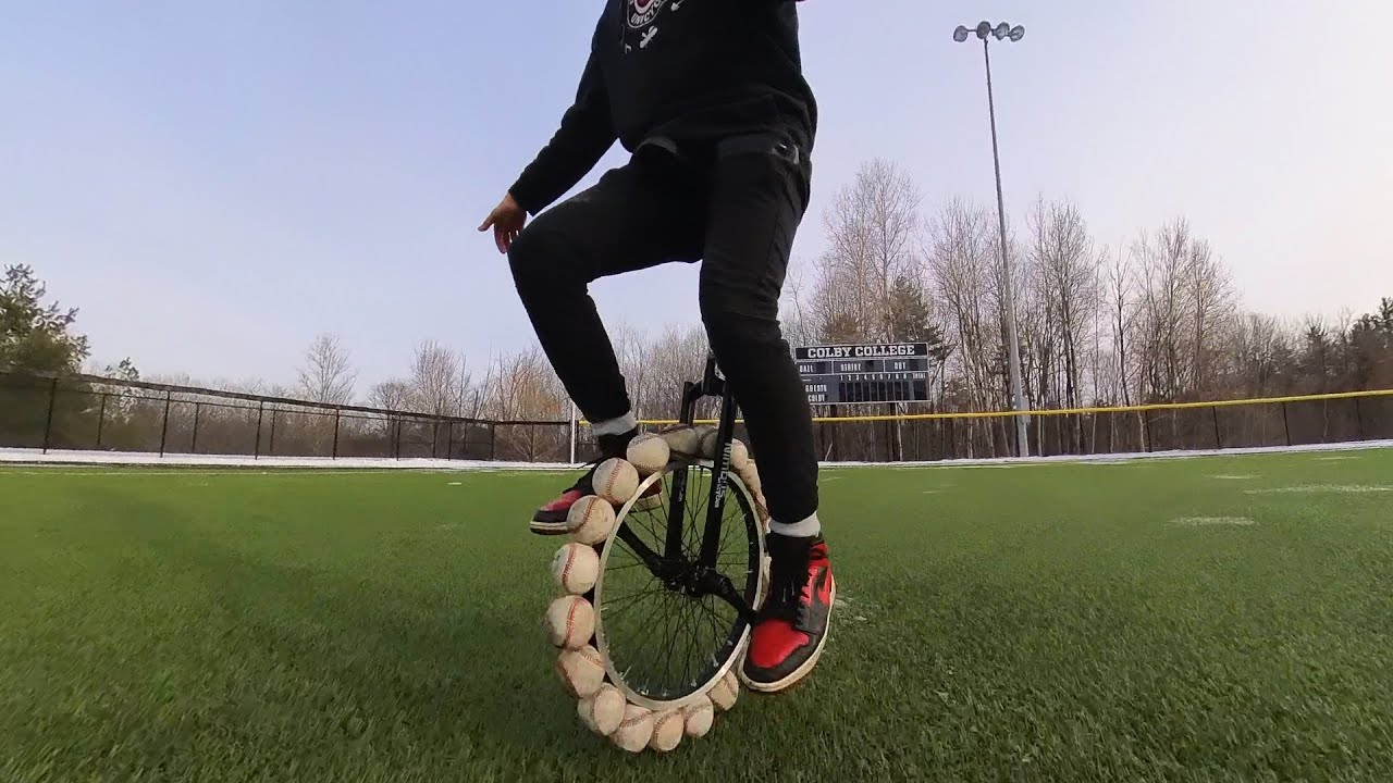 Baseball Unicycle Wheel