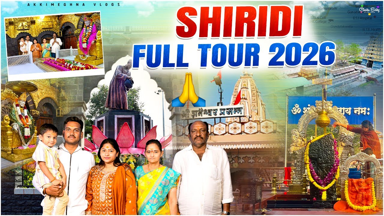 3 TEMPLES |1 JOURNEY ,Full Tour 2026 Shirdi • Shani Shingnapur •Vijayawada Durgamma  Temple #shiridi