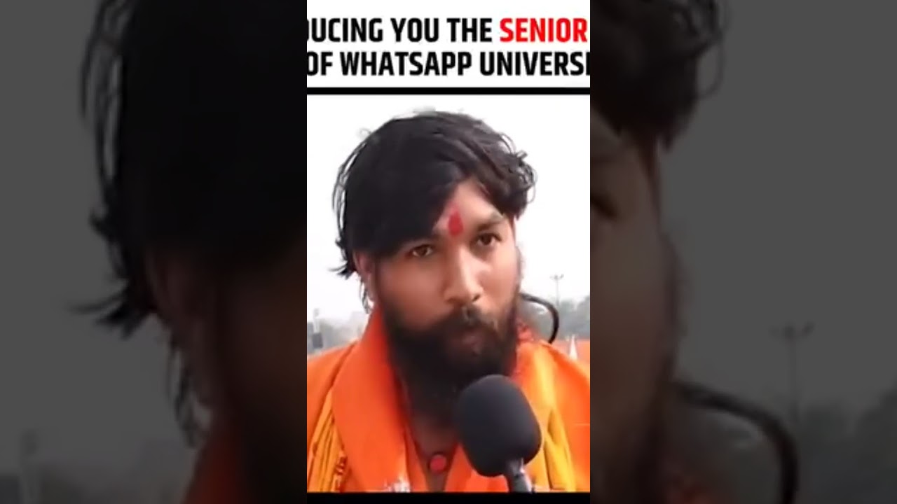 Introducing you the SENIOR FACULTY of WhatsApp University 😆🤣