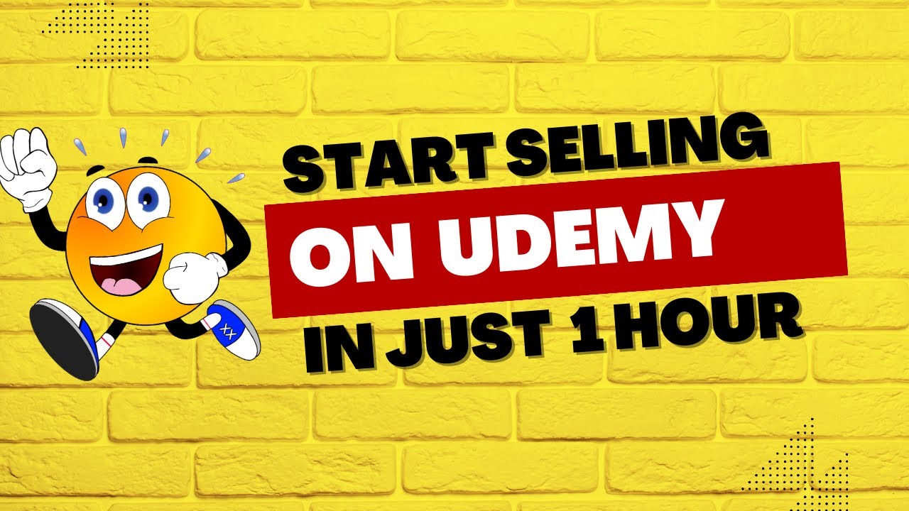 Make Money Online: Start Selling on Udemy in JUST an Hour