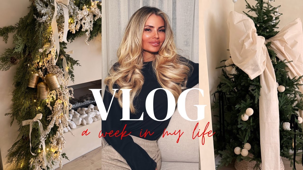 Chloe Sims l FINALLY FINISHED! 🎄 Christmas Decor + The Range Haul, DIYs & Hair Makeover with Joel