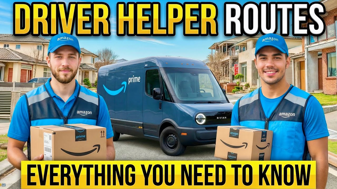 Day in The Life Amazon Delivery DSP Driver | What's It Like Working With A Driver Helper For A Day?