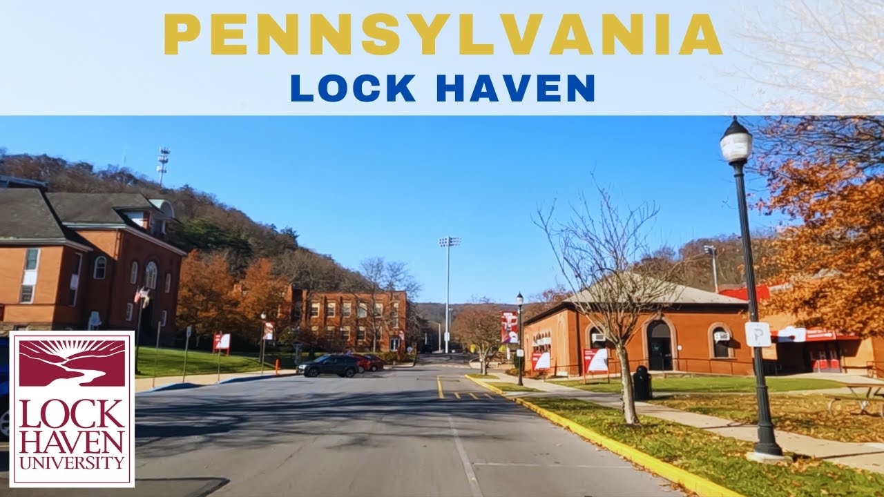 Driving Pennsylvania - A Drive Through Lock Haven and Lock Haven University