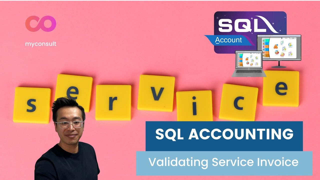 Электронные счета-фактуры SQL Accounting — как вы проверяете счета-фактуры за услуги