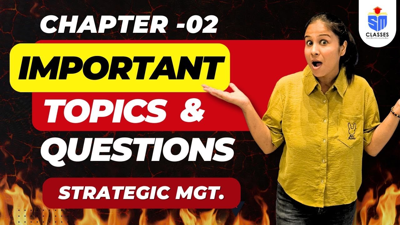 Jan 2026 FMSM Exam 🔥 Chapter 2 Most Important Topics & Questions | SM | Sonali Jain Ma'am