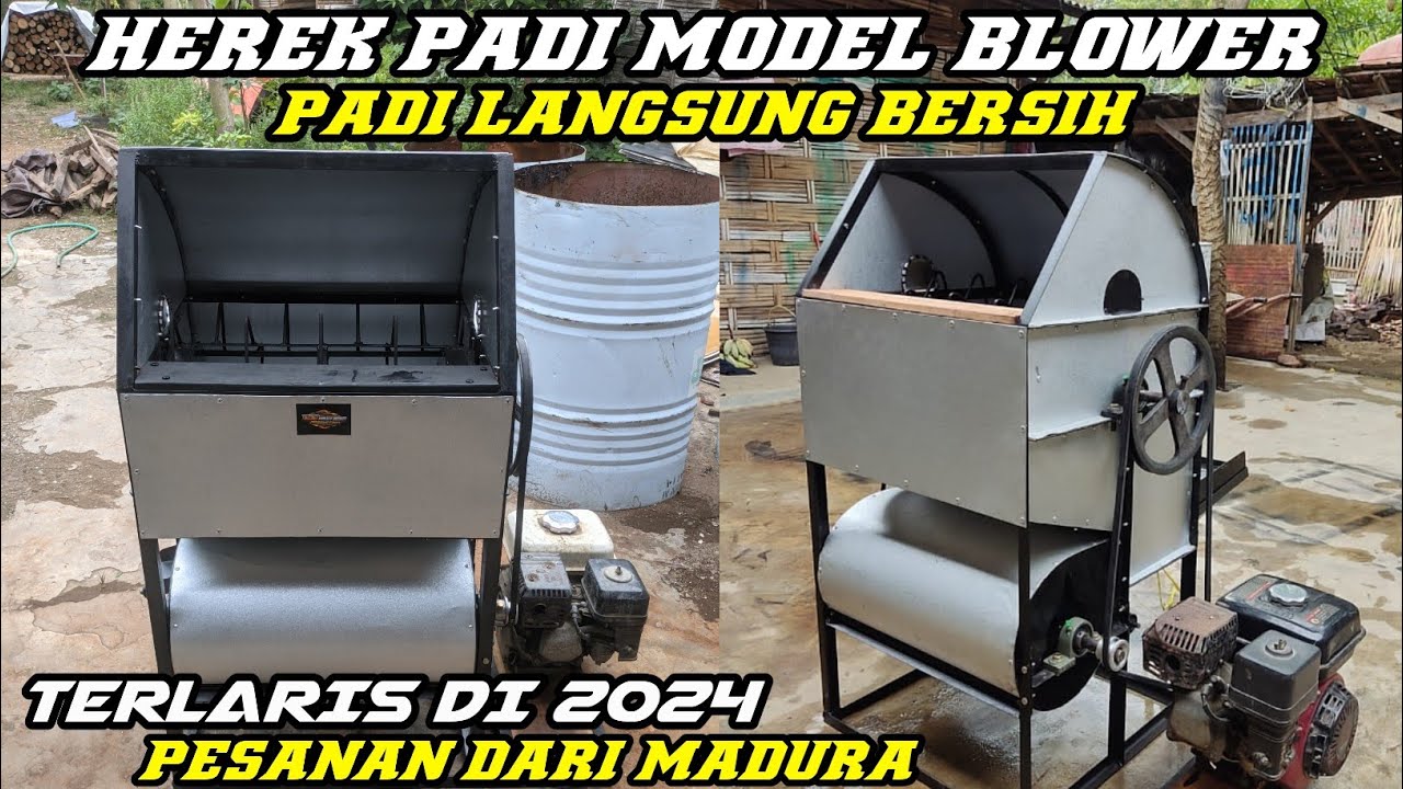 PERONTOK PADI MODEL BLOWER PALING LARIS 2024 #mesinperontokpadi #tutorial #herekpadi